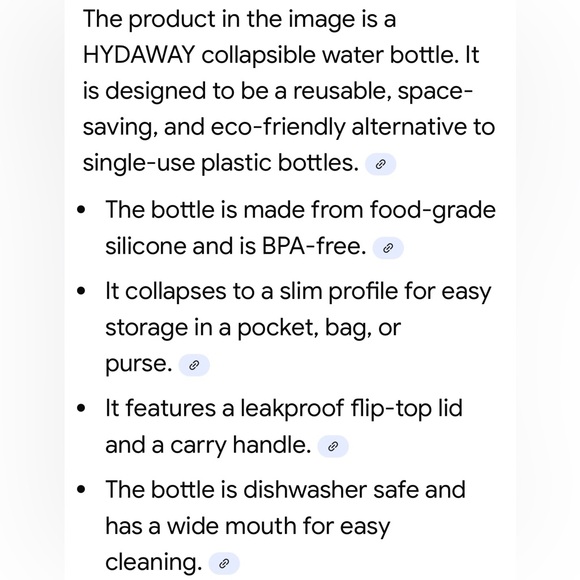 Limited Design Hydaway Water Bottle - Picture 2 of 9